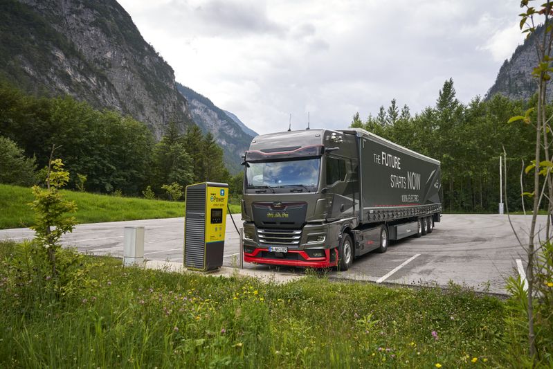 Electric trucks like the MAN eTGX are increasingly in demand in China.(Image:  MAN Truck & Bus SE)
