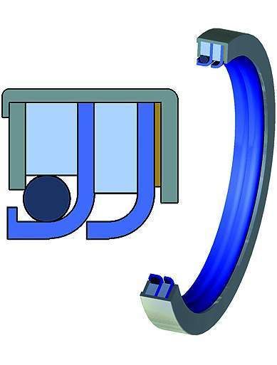 Abb.2: Ein O-Ring unterstützt die Lippenanpressung, damit größere Wellenverlagerungen aufgenommen werden können.  (Bild: Metax)