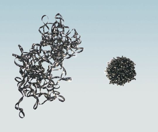 Comparaison des copeaux. Comparaison des copeaux.