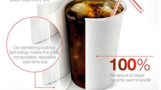 Jedes Jahr werden weltweit rund 200 Milliarden Pappbecher benutzt. Diese können bislang nur mit einem enormen Kostenaufwand recycelt werden. Die neue Technologie reduziert Abfall. (Bild: Akzo Nobel)