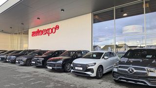 Der Gebrauchtwagen-Megastore in Fernwald wurde 2013 eröffnet. (Bild: Simon – VCG)