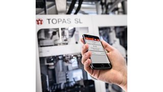 Eine Mobile-Funktion macht Statusmeldungen per Smartphone oder Tablet-PC
überall verfügbar und meldet sogar bevorstehende Ereignisse wie Rollenwechsel. (Bild: Windmöller & Hölscher)