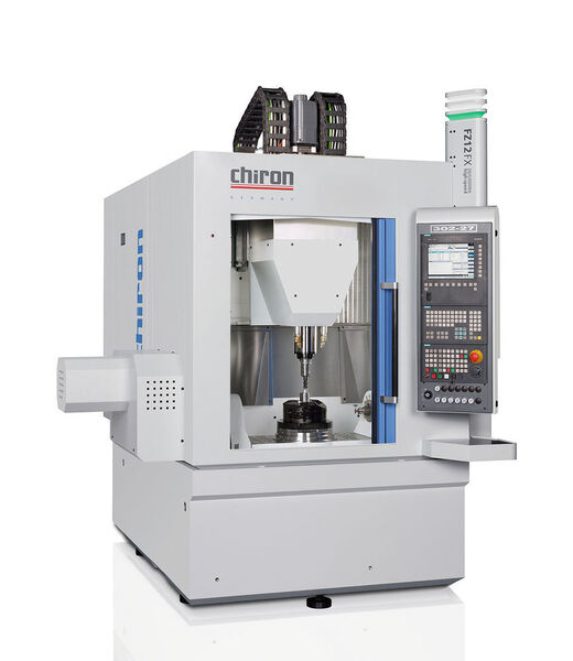 Chiron's FZ12 machining centre is one of nine machining centres at ETG's booth. (Source: ETG)