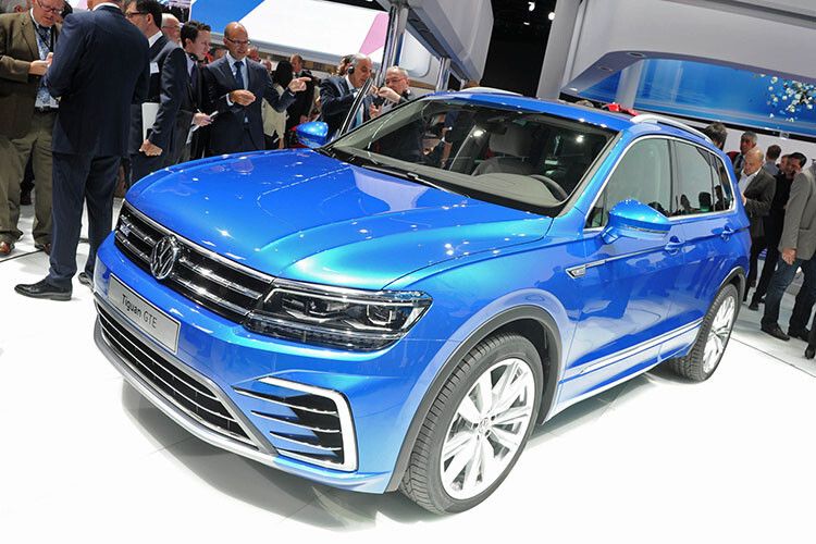 VW darf natürlich nicht fehlen. Die Wolfsburger nutzten die IAA als Bühne für die Weltpremiere der zweiten Generation ihres Tiguan. (Foto: Zbigniew Mazar/dpp-AutoReporter)