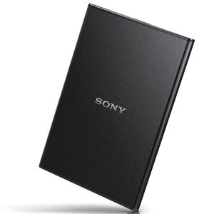 Sony bietet die Disk in zwei Fabvarianten an: in Silber (Modell HD-SG5S) und, wie hier abgebildet, in Schwarz (HD-SG5B).