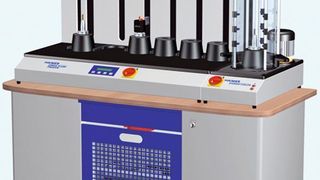 Bei der neuesten Version der Power-Clamp-Schrumpfgeräte wurde der Kühlvorgang verbessert und automatisiert. Bild: Haimer (Archiv: Vogel Business Media)