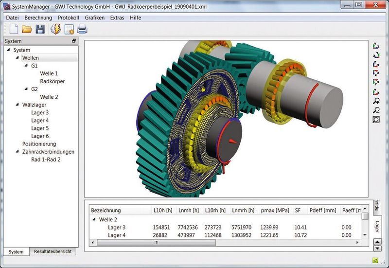Bild 6: Seit 2018 können auch Radkörper von Stirnrädern 3D-elastisch berechnet werden. (GWJ)