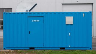 Containerstationen können dort sinnvoll sein, wo der vorhandene Kompressor-Raum zu klein ist, die Kompressoren nicht in der Werkshalle stehen sollen oder auf einer Baustelle nicht mehr viel montiert werden soll. (Bild: Boge)