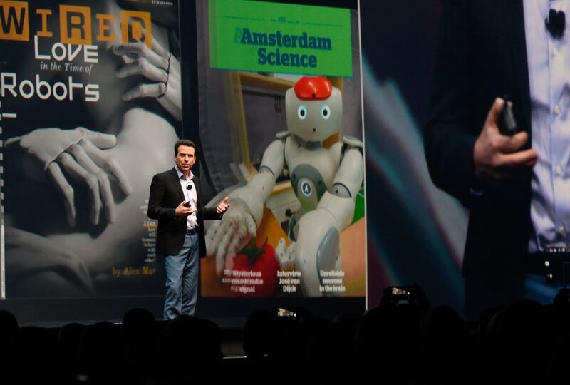 Andrew Anagnost, CEO von Autodesk: „Anstatt zu beklagen, dass Automatisierung Jobs kostet, sollten wir darüber sprechen was uns die Automatisierung bringen kann.“ (Stefanie Michel)