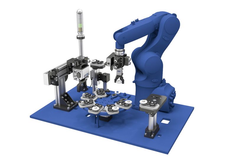 Intelligente und vernetzbare Schunk-Module bilden die Grundlage für die flexible Produktionsautomatisierung. Dabei können Anwender zwischen pneumatischen und mechatronischen Varianten wählen. (Bild: Schunk)