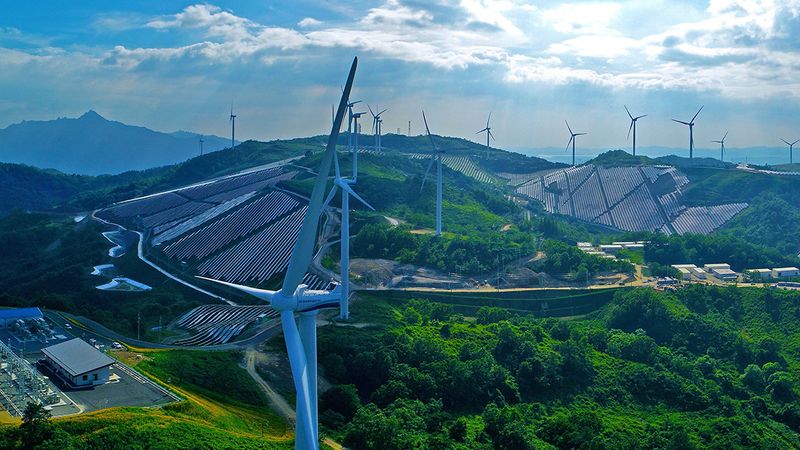 Das südkoreanische Unternehmen Daemyoung Energy betreibt landesweit Wind- und Solarkraftwerke sowie Energiespeichersysteme. (Bild:  Copa-Data)