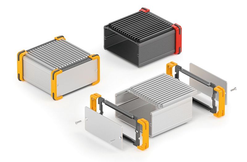 Bild 2:  Kühlrippenprofile tragen zur Begrenzung der Betriebstemperatur bei. (Bild: Fischer Elektronik)