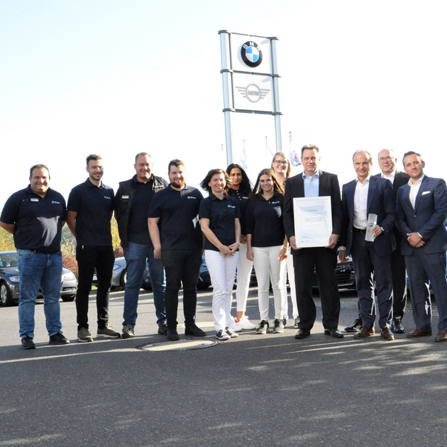 BMWAutohaus Rhein gewinnt KundenzufriedenheitsAward