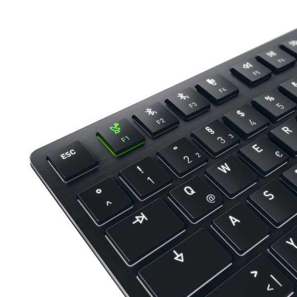 ... oder die Verbindung via 2,4-GHz-Funk zum USB-Dongle. (Bild: Cherry)