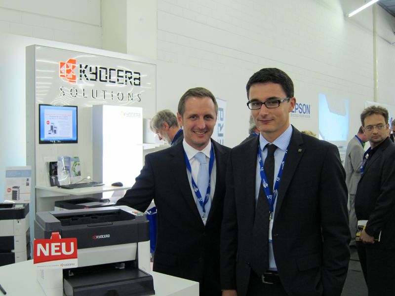 Neue Drucker bei Kyocera: v.l. Stefan Rathofer und Thomas Kalusa                   (Archiv: Vogel Business Media)