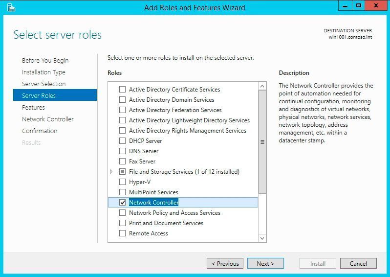 Mit dem Network Controller kann in Windows Server 2016 und Windows Server 2019 ein SDN aufgebaut werden. (Microsoft / Joos)