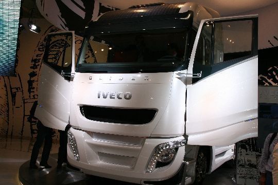 Der Glider ist eine „real-zukünftige“ Konzept-Studie aus dem Hause Iveco. (Archiv: Vogel Business Media)