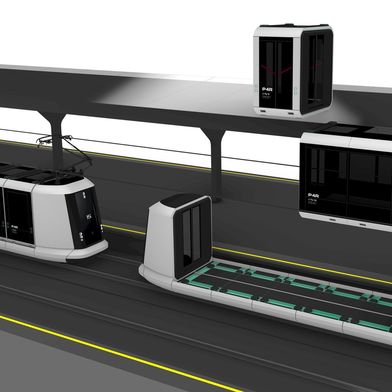 The new modular concept aims to bring road and rail traffic closer together. (Source: Pods4Rail project group, ©moodley)