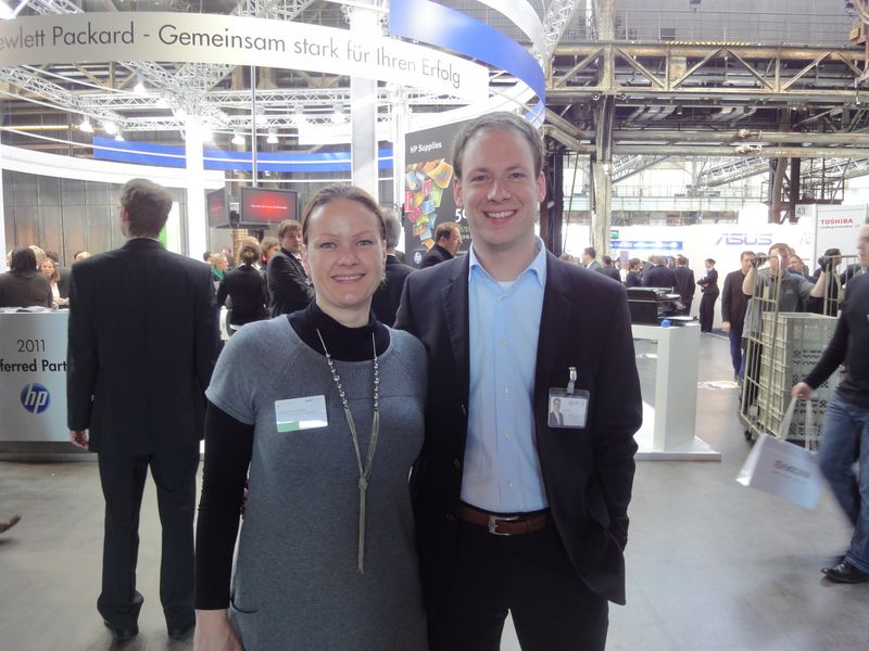 Hannah Lamotte, IT-BUSINESS, mit Henning Meyer, Acmeo (Archiv: Vogel Business Media)