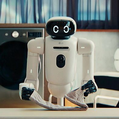 LG Electronics will mit LG Cloid die Robotik ins Eigenheim bringen. Die Maschine soll alltägliche Aufgaben im Haushalt übernehmen können, zum Beispiel kochen oder Wäsche waschen.  (Bild: LG Electronics)