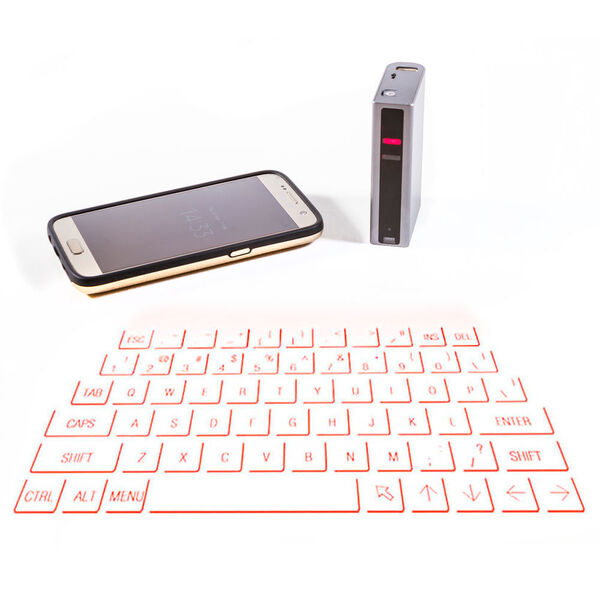 Mal ein etwas anderes Ostergeschenk für Geeks: Das Laser-Keyboard kostet bei Prezzybox.com rund 80 Euro. (Prezzybox.com)