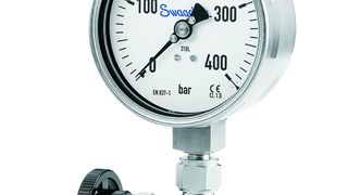 Das neue kompakte Manometerabsperrventil von Swagelok ermöglicht schnelles Absperren und Entlüften von Manometern.  (Bild: Swagelok)