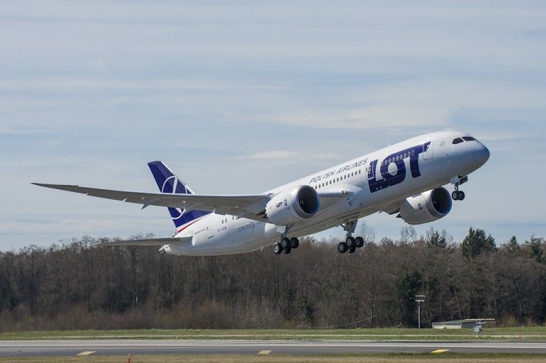 FDer im Test benutzte Dreamliner 787 (Bild: Boeing)