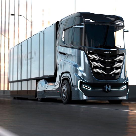 Den Nikola Tre soll es auch in einer Batterievariante geben.(Bild:  Nikola Motors)
