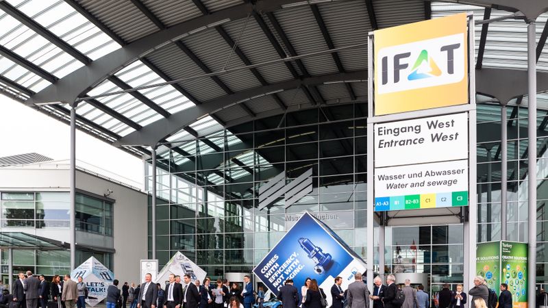 Die 60. IFAT findet vom 4. bis 7. Mai 2026 auf der Münchner Messe statt.(Bild:  Messe München)