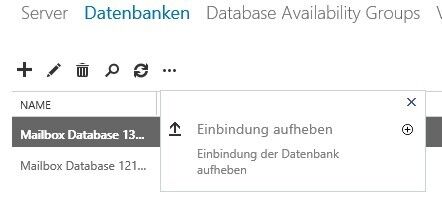 Abbildung 6: In Exchange lassen sich die Anwender auf mehrere Datenbanken aufteilen. Das ist in Office 365 nicht möglich. (Bild: Joos)