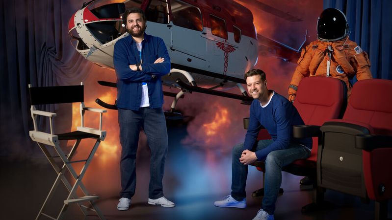 Korbinian Urban und Richard Pusch von Spec.Studio haben die Inititative „Hollywood-im-Mittelstand“ gestartet.(Bild:  Spec.Studio - Foto Sessner)