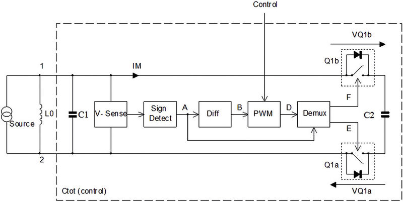 Bild 4: Blockschaltbild einer universellen Schalterkopplungssteuerung eines gesteuerten Großsignalkondensators. (Bild: IBR Rehm)