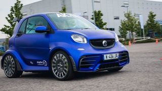 Akka präsentierte in Sindelfingen den Smart Bertone.  (@AKKA GMBH & CO KGAA)