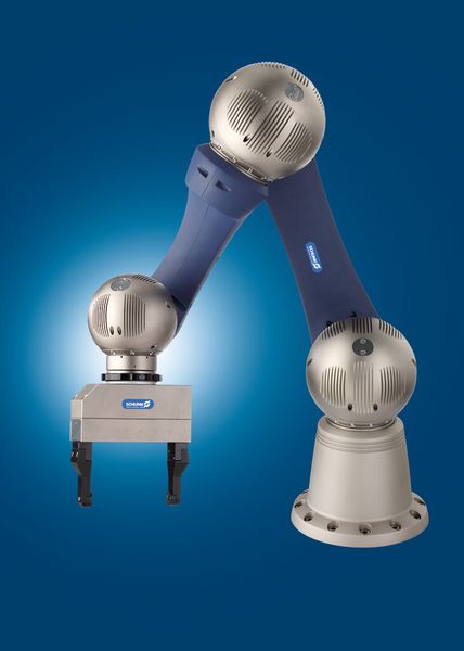 Mit seinen mechatronischen Greifsystemen und Leichtbauarmen will Schunk einmal mehr Massstäbe in der Produktionsautomatisierung setzen. (Bilder: Schunk)