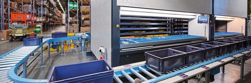 Die H20 GmbH erhält durch die beiden Lagerlifte des Typs Tornado viel Lagerfläche auf kleinstem Raum. Die H20 GmbH erhält durch die beiden Lagerlifte des Typs Tornado viel Lagerfläche auf kleinstem Raum.