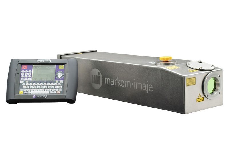 Laserkodiergeräte kennzeichnen Text, Grafik und flexible Daten sowohl auf bewegliche als auch auf feststehende Produkte.  (Bild: Markem-Imaje)