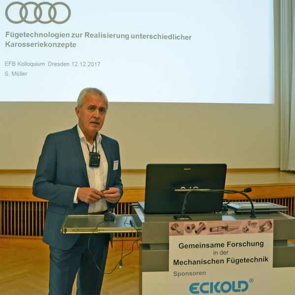 Steffen Müller, Leiter Technologieentwicklung Fügen bei Audi. (EFB)