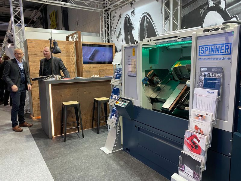 Die Zimmerli AG präsentierte die Ultrapräzisionsmaschine Spinner PD, idela für hohe Prozesssicherheit bei kleinsten Toleranzen auch in der Serienfertigung. (Bild: Anne Richer, SMM)