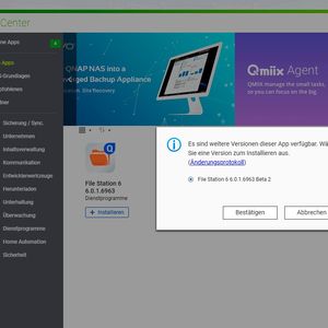 File Station 6 lässt sich parallel oder als Ergänzung zur älteren Version 5 nutzen. (Bild:  Joos – QNAP)