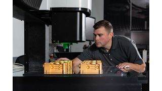 The new Smartscope M130 from OGP expands the M-Series with advanced optical performance and increased capacity for precise measurement of large components. (Source: OGP)