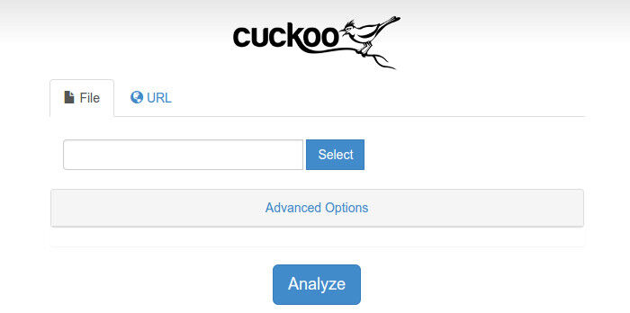 Die Cuckoo Sandbox wird über eine Web-Schnittstelle verwaltet.