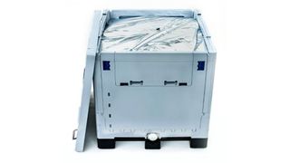 Ventil für eine aseptische Bag-in-Arca-Verpackung (Mitte unten). (IBA)