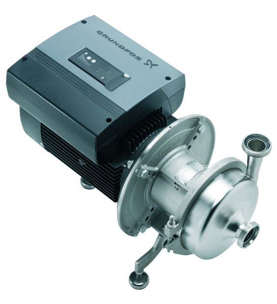 The Grundfos range of electronic pumps is based on the MGE motor (Motor Grundfos Electronic) which the company developed and now produces in house. (Archiv: Vogel Business Media)