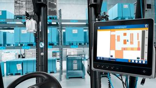 Blick auf das Warehouse Execution System (WES) von Identpro, mit dem der digitale Zwilling sich in Echtzeit positiv im Lagergeschehen auswirken kann. (Bild: Identpro)
