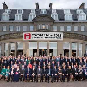 Die gesamte Gruppe des Ichiban-Preises 2018.(Bild:  Toyota)