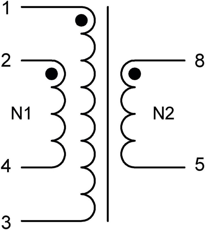Bild 10: Single-Output-Transformator der WE-AGDT-Serie für unipolare Topologien.