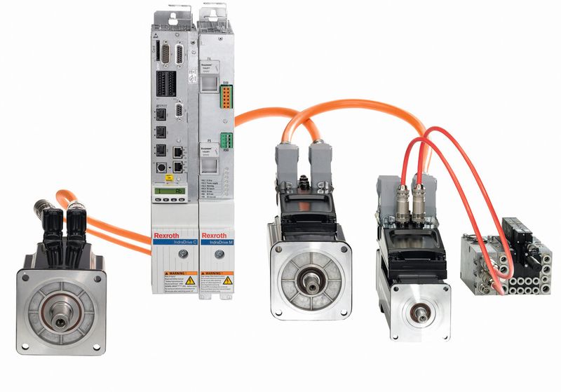 Bild 2: Servoantriebe Indradrive Mi minimieren die Kosten für Verkabelung und verkürzen die Installationszeit. (Bild: Bosch Rexroth)