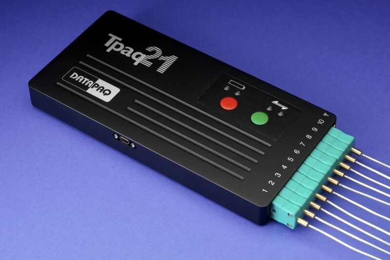 130,000 data readings over 10 selectable channels make the Tpaq21 data logger powerful and accurate. (Picture: Datapaq)