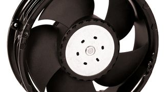 Bild 1: Der neue Lüfter mit der integrierter Bremse Action-Brake hat ebenso kompakte Abmessungen wie die herkömmlichen Modelle. (Bild: EBM-Papst)