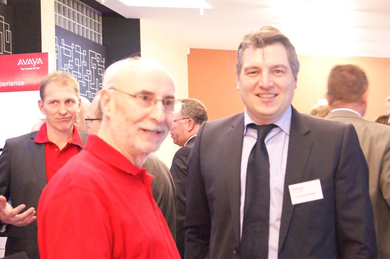 Willi Kobler und Andreas Herden von Avaya (IT-BUSINESS)